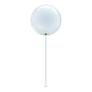 Bubble 120 cm - Clear, sølv